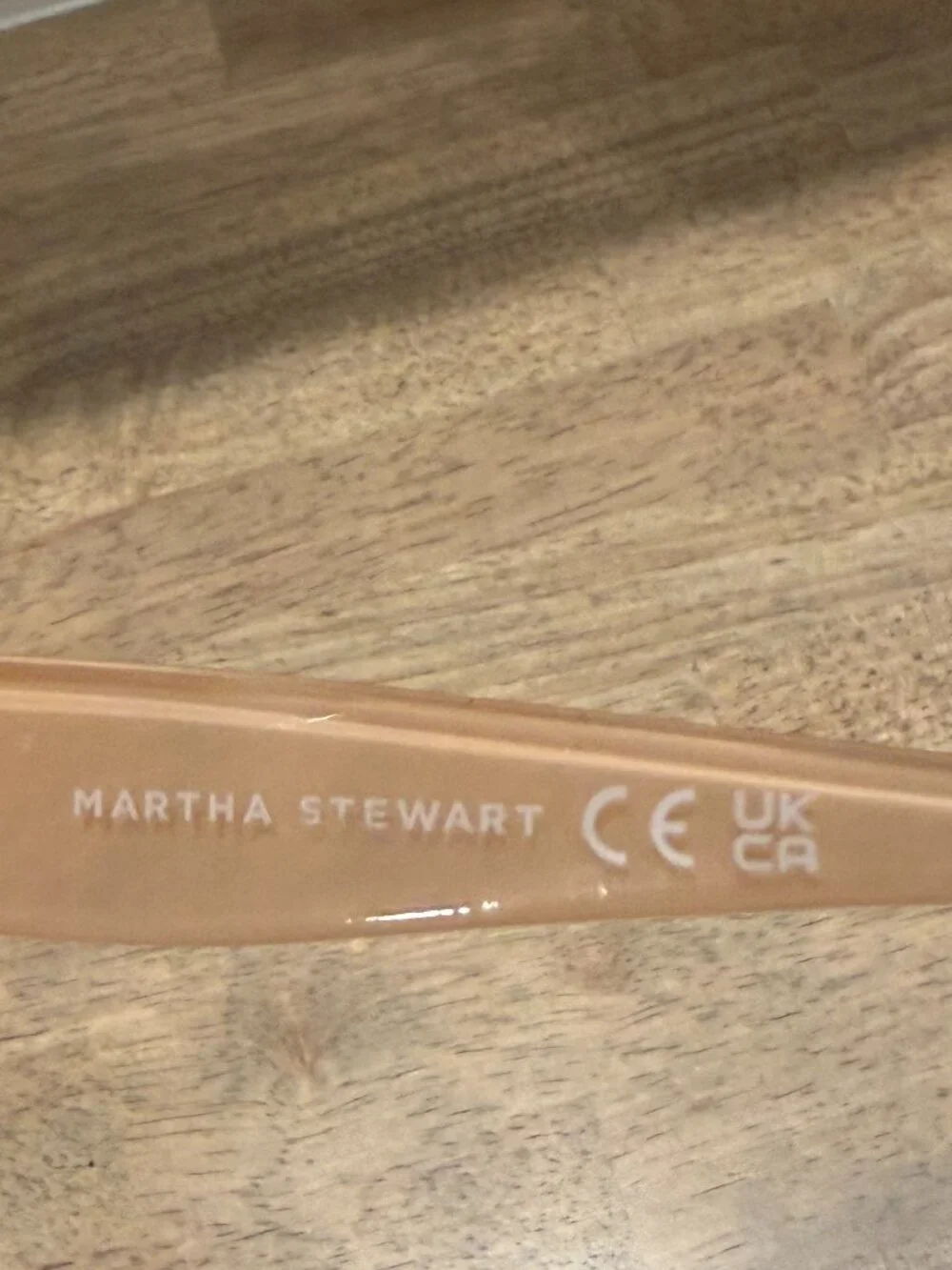 Martha Stewart Tan Square Oversized Sunglasses Gradient Lenses